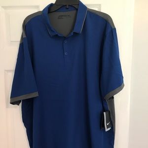 NWT Nike two-toned Dri-Fit Men’s Golf Polo Shirt